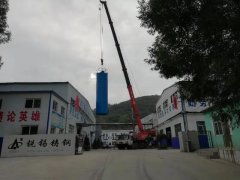 新一代环保设备安装中